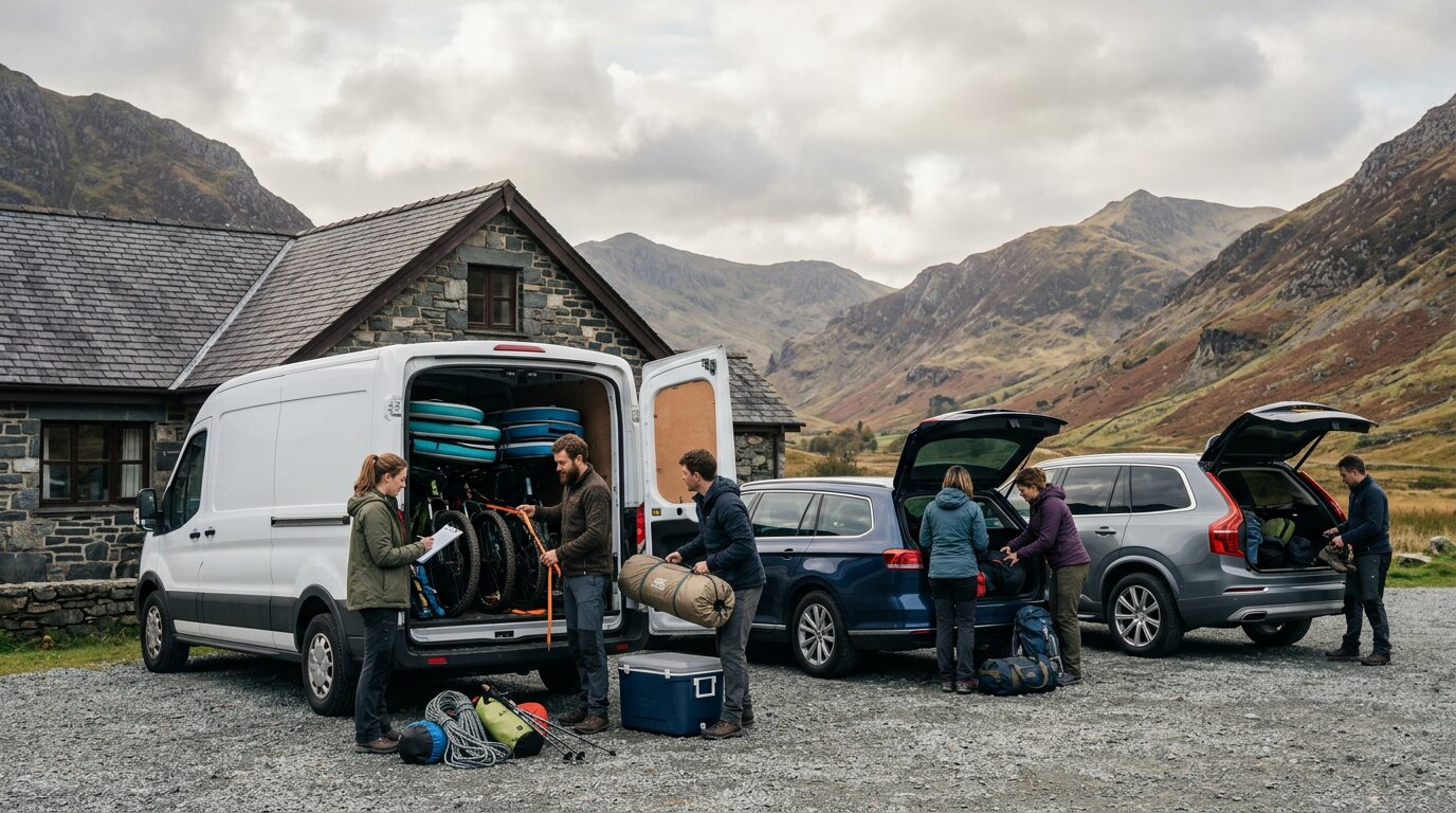North Wales Group Breaks: Plan the People and the Equipment Separately